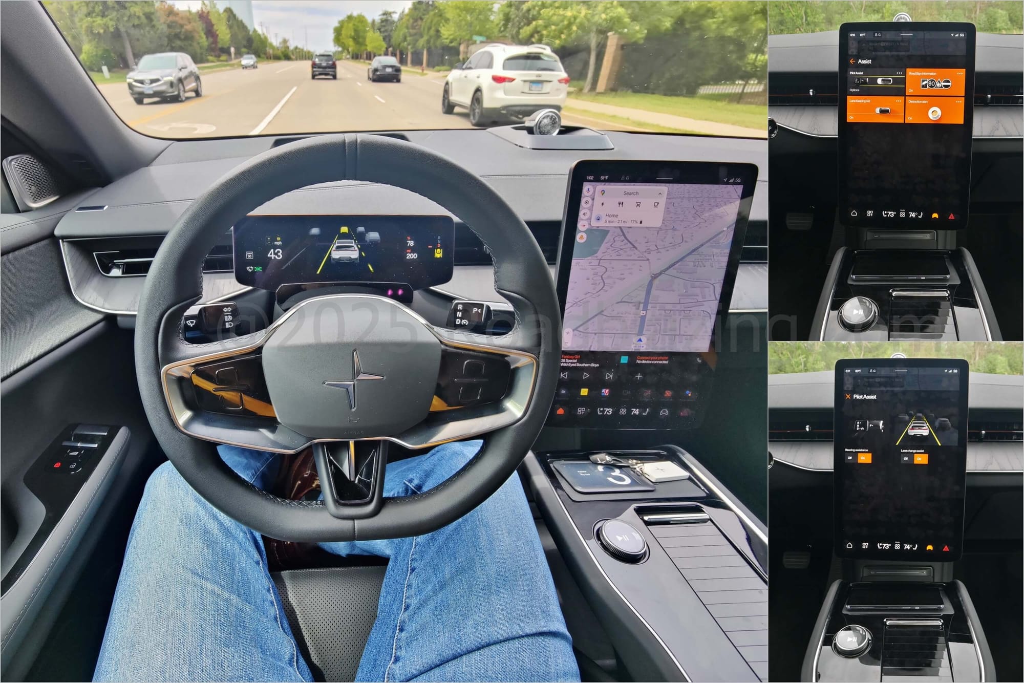 2025 Polestar 3 Dual Motor Performance: advanced driver assistance 2.0