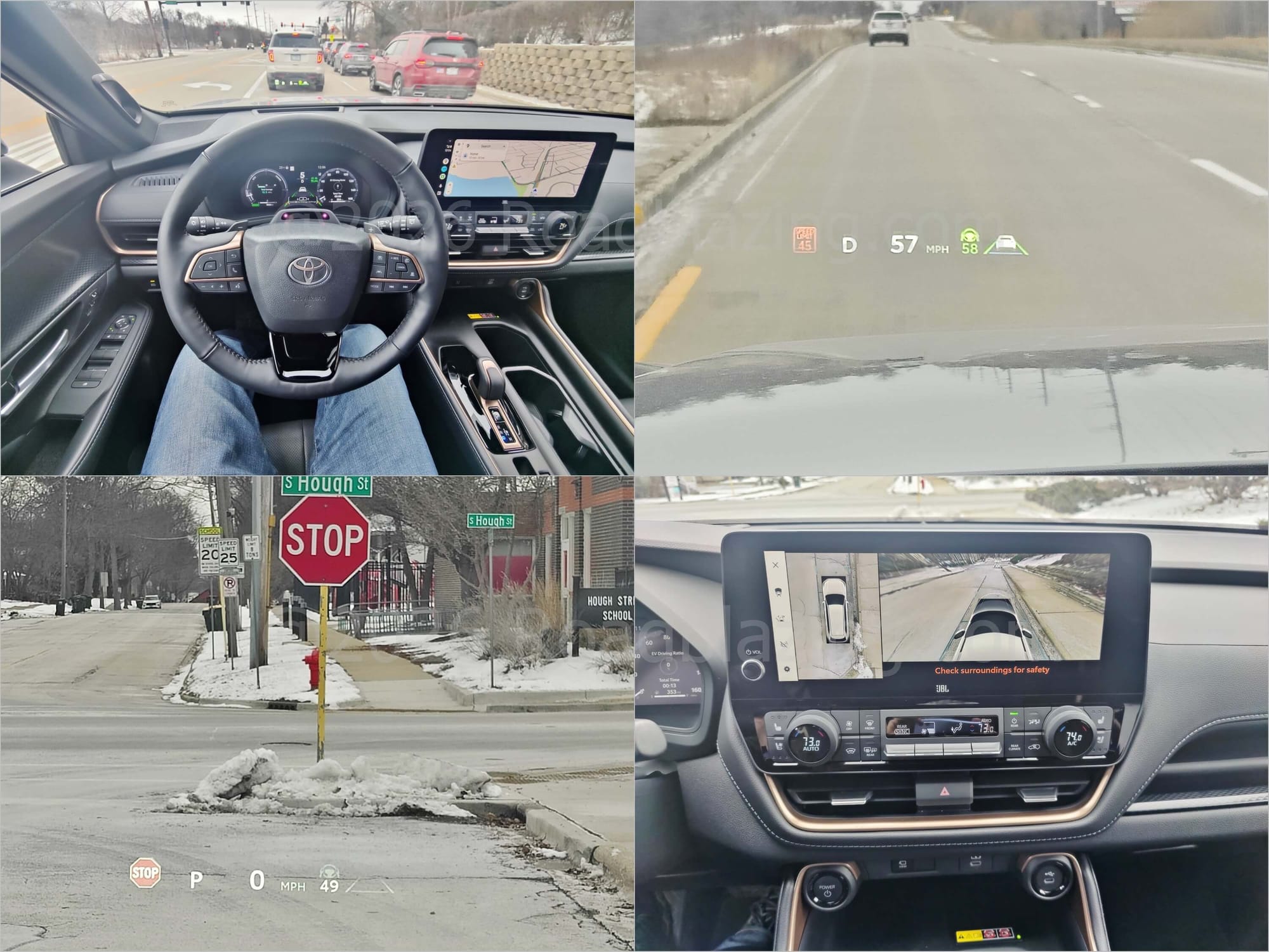 2025 Toyota Grand Highlander Platinum Hybrid Max AWD advanced driver assistance suite