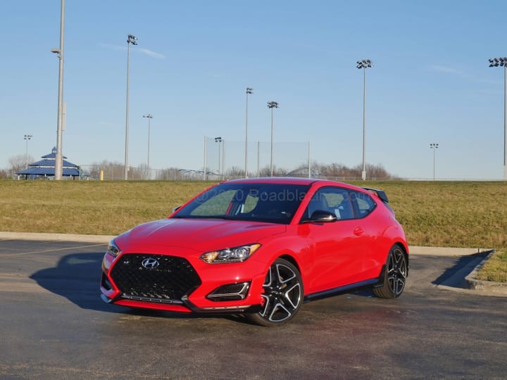 2021 Hyundai Veloster N DCT exterior