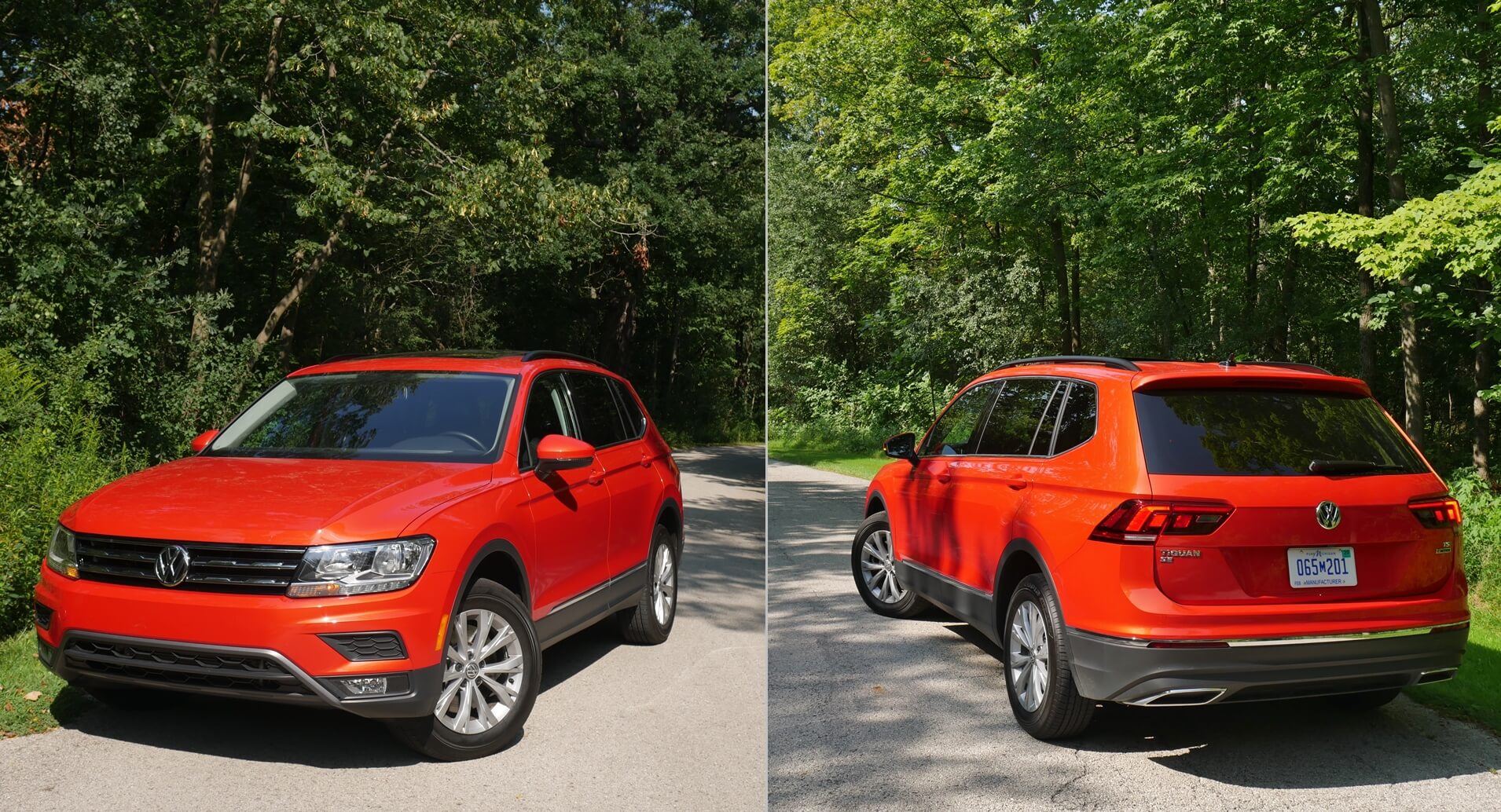 2018 Volkswagen Tiguan SE AWD: like other citrus, Habanero Orange enjoys the sun