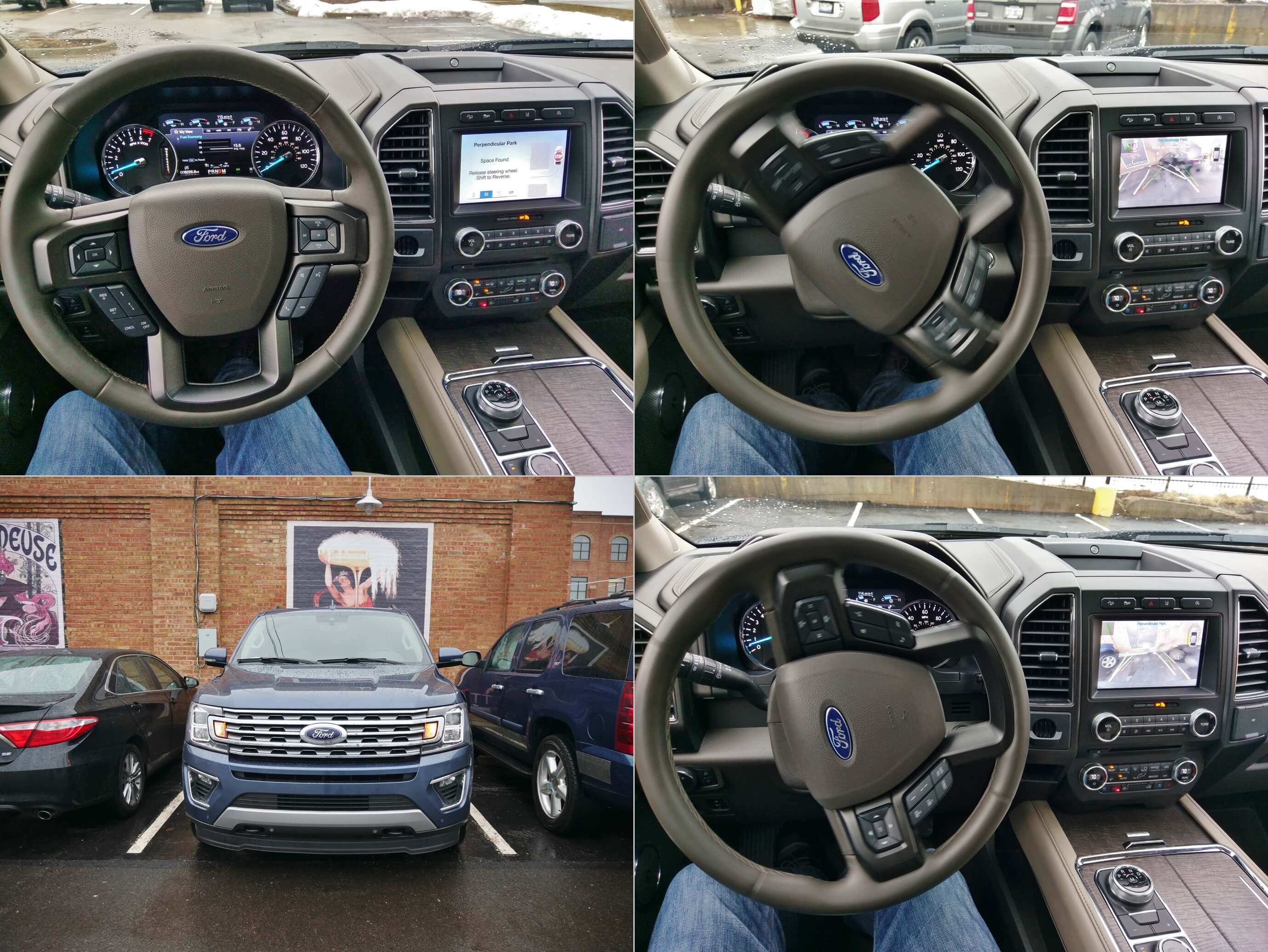 2018 Ford Expedition Limited 4x4: Perpendicular & parallel active park assist