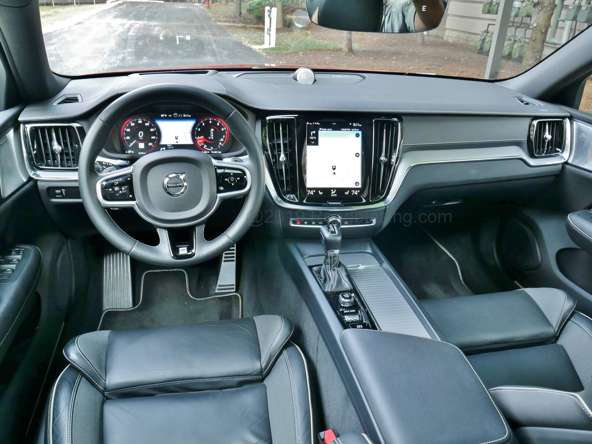 2019 Volvo S60 T6 R-Design: Large screen, minimal switchgear dominated cockpit spares little attention to detail and comfort