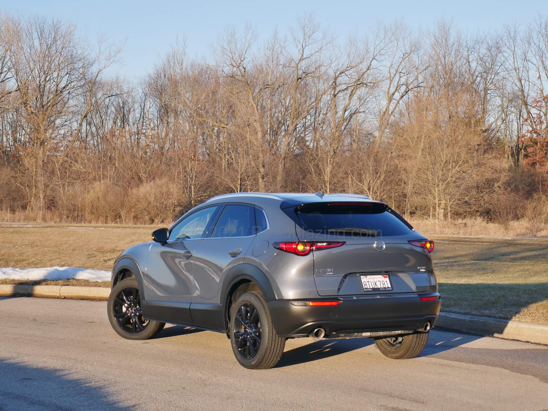 2021 Mazda CX-30 2.5 Turbo AWD: Body cladding gone slightly overboard on otherwise stunningly sleek Kodo design language.