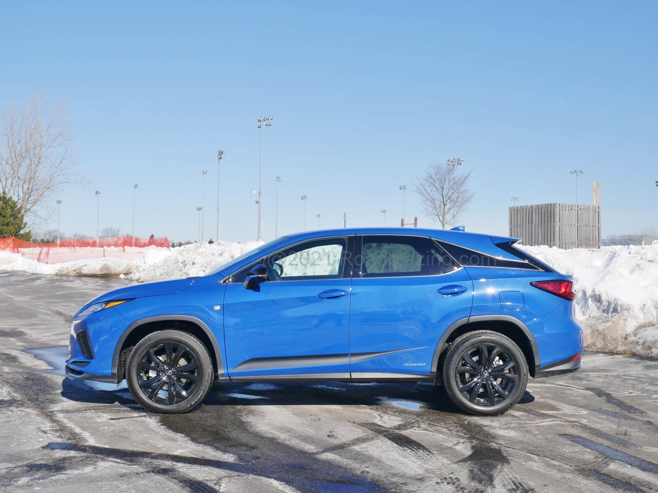 2021 Lexus 450h Hybrid AWD F-Sport: Celestial Blue hue is rather radiant