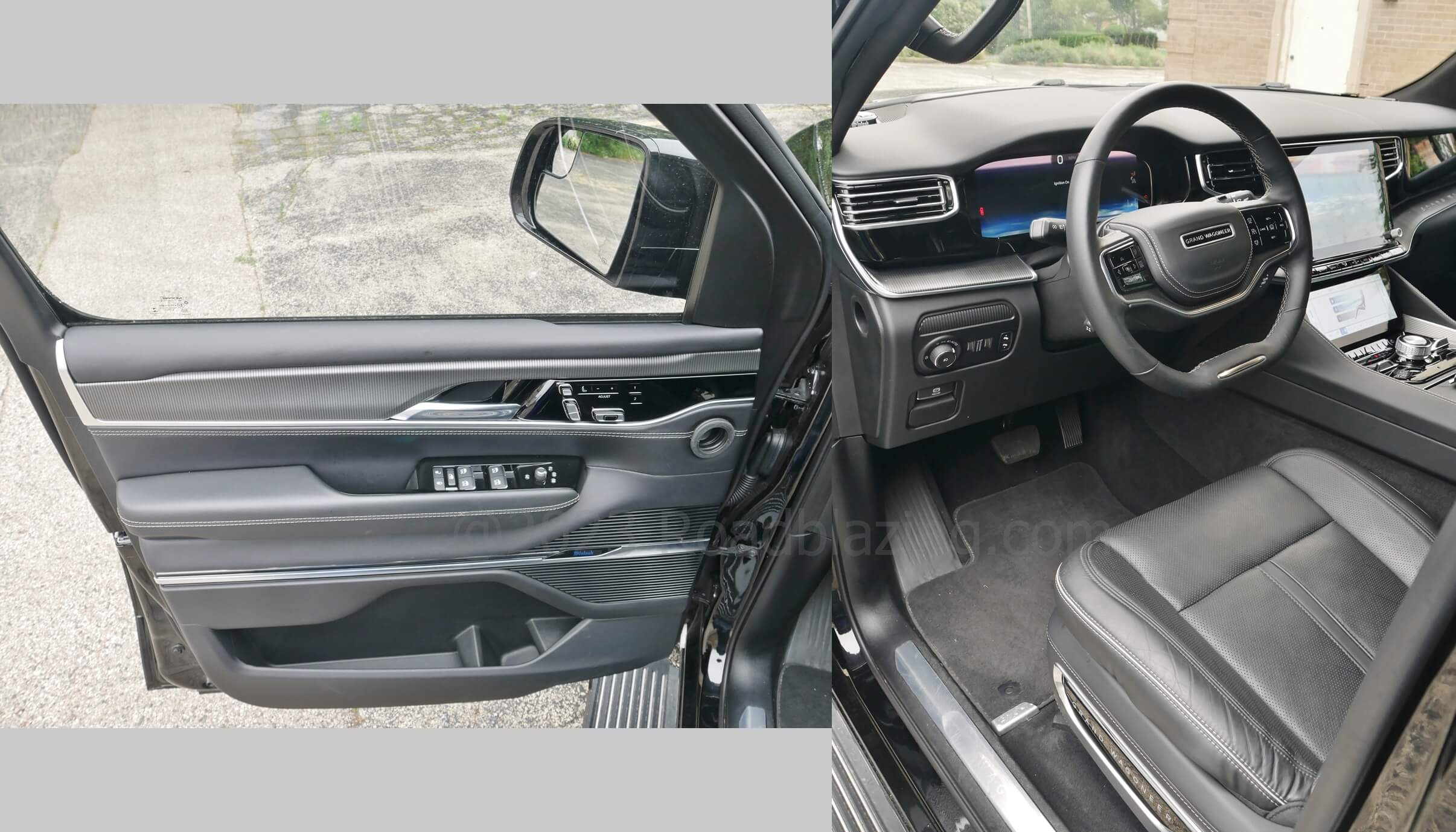 2022 Jeep Grand Wagoneer 6.4L Obsidian 4x4: driver's entry