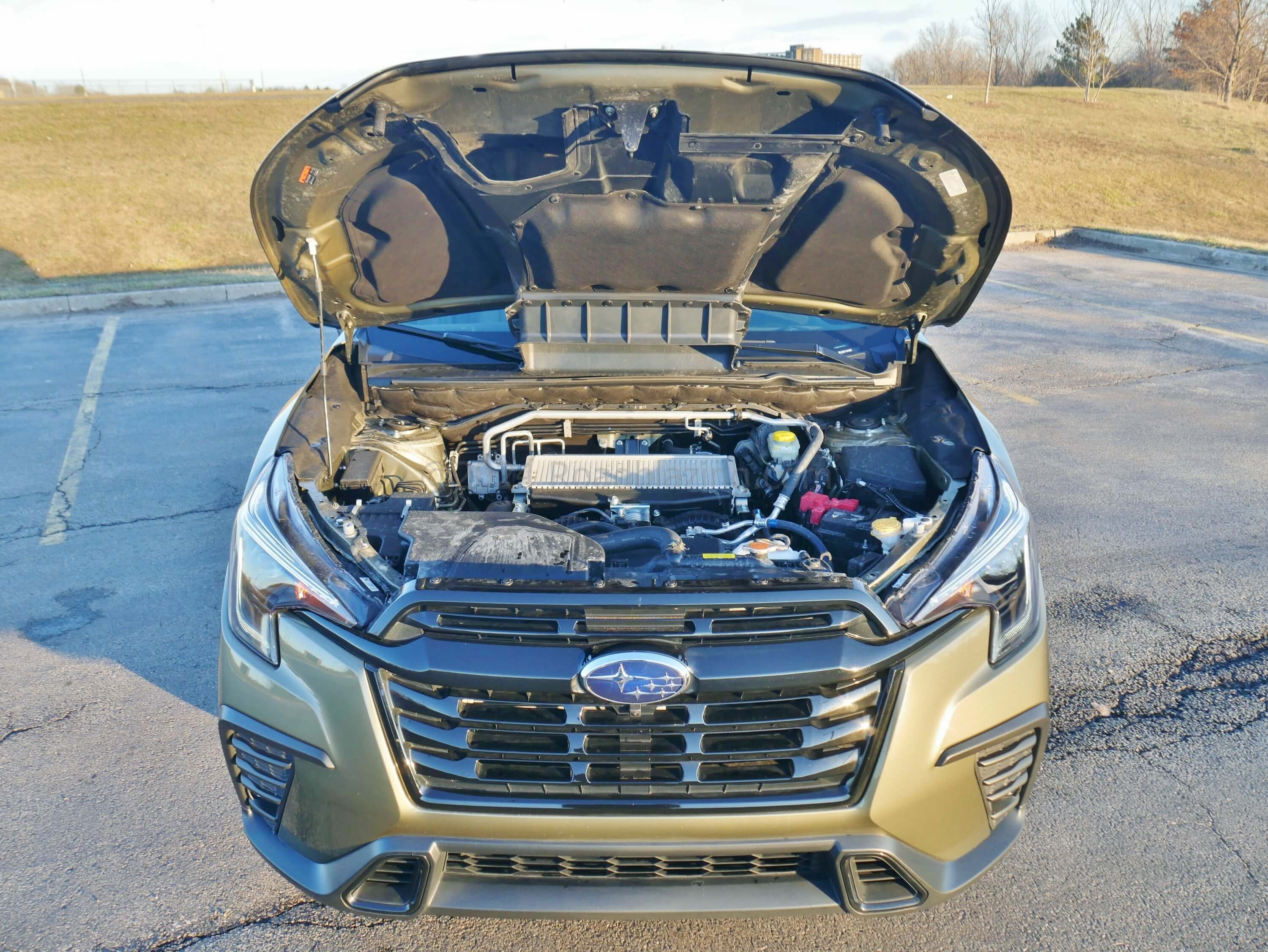 2023 Subaru Ascent Onyx AWD: turbo boxer-4 power topped by intercooler